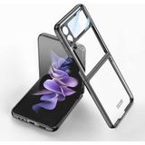 Samsung Galaxy Z Flip 4 Uyumlu Kıpta Full Koruma Lensli Kılıf Siyah