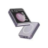 Samsung Galaxy Z Flip 5 Kılıf Magneticsafe Şeffaf Silikon - Şeffaf