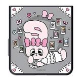 Samsung Galaxy Z Flip 8 Aynalı Magnet Kılıf (Esther Bunny) - Çok Renkli