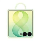 Samsung Galaxy Z Flip 8 Silikon Yüzüklü Magnet Kılıf - Mint
