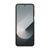 Samsung Galaxy Z Flip6 Yüzüklü Gri Silikon Kılıf
