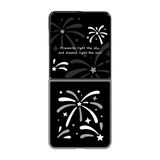Samsung Galaxy Z Flip8 Flipsuit Kılıf (Fireworks) - Siyah