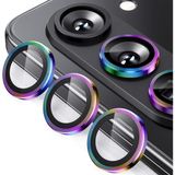 Samsung Galaxy Z Fold 5 Uyumlu Metal Temperli Cam Lens Koruyucu - Şeffaf