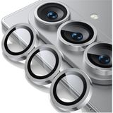 Samsung Galaxy Z Fold 7 Uyumlu Kamera Koruma Renkli Lens Koruyucu Temperli Cam Koruma - Gümüş