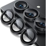 Samsung Galaxy Z Fold 7 Uyumlu Kamera Koruma Renkli Lens Koruyucu Temperli Cam Koruma - Siyah
