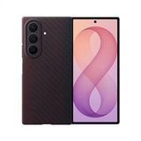 Samsung Galaxy Z Fold 8 Ultra Karbon Magnet Kılıf - Kırmızı