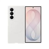 Samsung Galaxy Z Fold 8 Ultra Silikon Magnet Kılıf - Beyaz