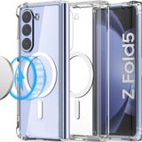 Samsung Galaxy Z Fold5 Kılıf Magsafe Özellikli Şeffaf Silikon Kapak