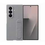 Samsung Galaxy Z Fold7 Standlı Silikon Kılıf, Gri