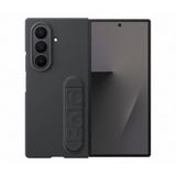 Samsung Galaxy Z Fold7 Standlı Silikon Kılıf, Siyah