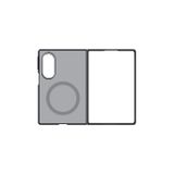 Samsung Galaxy Z Fold8 GP-FPF971HIDSW Gümüş Aynalı Magnet Kılıf