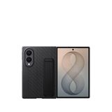 Samsung Galaxy Z Fold8 Standlı Karbon Telefon Kılıfı Siyah