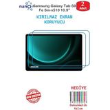 Samsung GalaxyTabS9FE 10.9"İçin Nano Ekran Koruyucu 9h Esnek 2 ADET