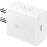 Samsung Hızlı şarj cihazı, USB-C, 25 W veri kablosuz, beyaz