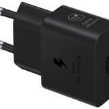 SAMSUNG Hızlı Şebeke Şarj Cihazı 25W USB C Kablosuz, Siyah