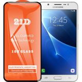 Samsung J7 Ekran Koruyucu 21D Tam Kaplayan Kavisli