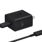 SAMSUNG Kablo Dahil 45W Duvar Şarj Cihazı Güç Adaptörü, Galaxy Telefonlar, Tabletler ve USB Tip C Cihazları için Süper Hızlı Şarj, Düşük Bekleme Güç Tüketimi, EP-T4511XBEGUS, Siyah