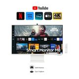 Samsung Kameralı Akıllı, Zarif Premium Tasarım 32'' 4K Mükemmel Görüntü Kalitesi Hepsi Bir Arada Akıllı Tv-Monitör + Onerous Hareketli Askı Aparatı