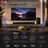 Samsung Lg Soundbar SG10TY | 3.1 Kanal, 420W, Aı Oda Kalibrasyonu Pro, Wow Orkestra, Dolby Atmos - Siyah