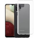 Samsung M12 Kilif Lux Kamera Korumali Seffaf Silikon Kilif
