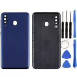 Samsung M30 Sm-M305f Uyumlu Arka Pil Kapağı Mavi + Tamir Seti