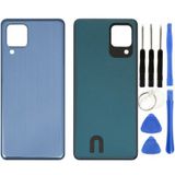 Samsung M32 Sm-M325f Uyumlu Arka Pil Kapağı Mavi + Tamir Seti
