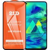 Samsung M40 Ekran Koruyucu 21D Tam Kaplayan Kavisli