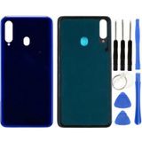 Samsung M40 Sm-M405f Uyumlu Arka Pil Kapağı Mavi + Tamir Seti