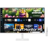 Samsung M5 (2025 Model) 32 Inç Fhd Wi-Fi+Bluetooth+Smart Hub+Akıllı Kumanda Hoparlörlü Smart Tv (2 Yıl Samsung Türkiye Garantili) - Beyaz