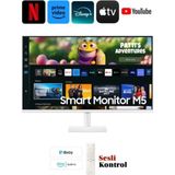 Samsung M5 Serisi 32" 4 Ms 60 Hz Full Hd Va LED Akıllı Monitör - Televizyon - Siyah