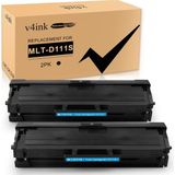 Samsung MLT-D111S MLTD111S Toner Cartridge Replacement For Samsung Xpress SL-M2026 M2026W M2070 M2070W M2070FW M2071 M2071FH M2071HW M2020W M2020 M2022 M2022W M2021 M2021W M2078W Black 2 Pack