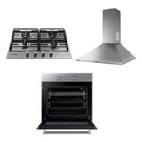 Samsung NV60K3110BS - NA64B3100AS - NK24M3050PS 3'lü Gri Ankastre Set