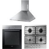 Samsung NV60K3110BS - NK24M3050PS - NA64H3110AS 3'lü Gri Ankastre Set