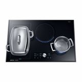 Samsung NZ84J9770EK 4 Gözlü Elektrikli Cam Yüzeyli Set Üstü Ocak Siyah