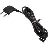 Samsung Power Kablosu 1.5 Metre L-Tipi Bilgisayar Güç Kablosu - 2li Siyah Dayanıklı Tasarım - 1,5 cm