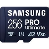 Samsung Pro Ultimate Microsd Kart + Sd Adaptörü, 256 Gb, Akıllı Telefonlar, Drone ve Aksiyon Kameras