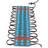 Samsung Rgb Led 3'lü Modül Ws2811 Bireysel Adreslenebilir Işık 5050 Smd Dc 12v Su Geçirmez Ip65 Mağaza Pencere Vitrin Yapışkanlı