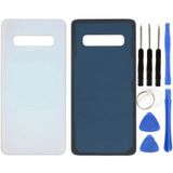 Samsung S10 E Sm-G970f Uyumlu Arka Pil Kapağı Beyaz + Tamir Seti