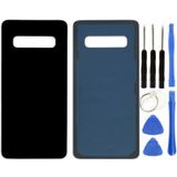 Samsung S10 E Sm-G970f Uyumlu Arka Pil Kapağı Siyah + Tamir Seti