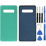 Samsung S10 E Sm-G970f Uyumlu Arka Pil Kapağı Yeşil + Tamir Seti