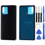 Samsung S10 Lite Sm-G770 Uyumlu Arka Pil Kapağı Siyah + Tamir Seti