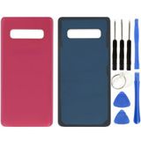 Samsung S10 Sm-G973f Uyumlu Arka Pil Kapağı Mor + Tamir Seti