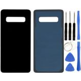 Samsung S10 Sm-G973f Uyumlu Arka Pil Kapağı Siyah + Tamir Seti