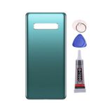 Samsung S10e Yeşil Uyumlu Arka Kapak Batarya Kapağı Pil Kapağı Yapışkan Ve Sökme Aparatıyla Beraber Full Set Yeşil