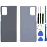 Samsung S20 Plus Sm-G985 Uyumlu Arka Pil Kapağı Gri + Tamir Seti