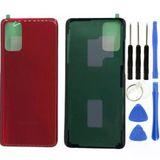 Samsung S20 Plus Sm-G985 Uyumlu Arka Pil Kapağı Kırmızı + Tamir Seti