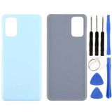 Samsung S20 Plus Sm-G985 Uyumlu Arka Pil Kapağı Mavi + Tamir Seti