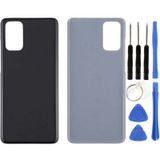 Samsung S20 Plus Sm-G985 Uyumlu Arka Pil Kapağı Siyah + Tamir Seti