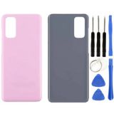 Samsung S20 Sm-G981 Uyumlu Arka Pil Kapağı Pembe + Tamir Seti