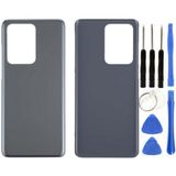 Samsung S20 Ultra Sm-G988 Uyumlu Arka Pil Kapağı Gri + Tamir Seti